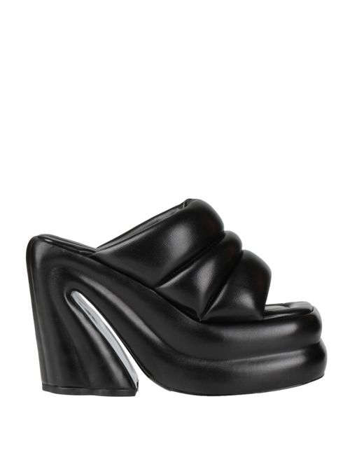 Proenza Schouler Black Sandals Leather