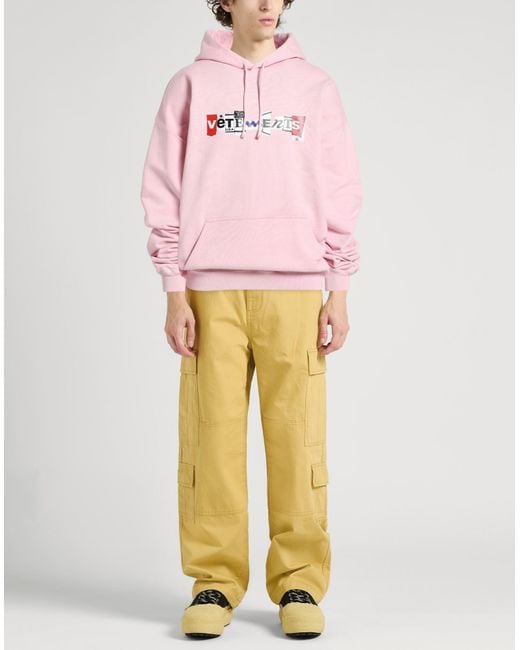 Vetements Sweatshirt in Pink für Herren