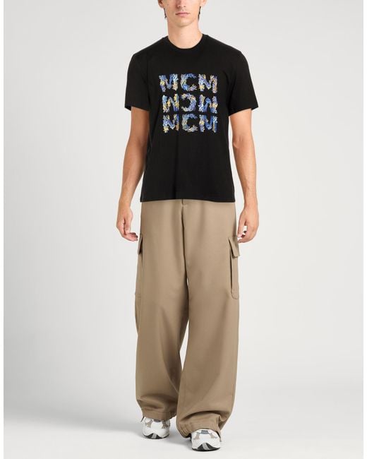 MCM Black T-Shirt for men