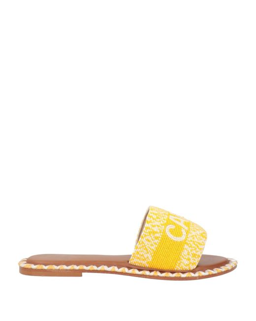 De Siena Yellow Sandals