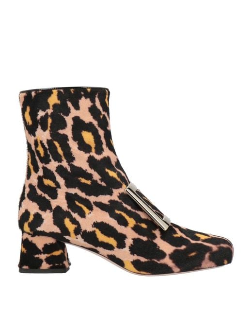 Roger Vivier Brown Ankle Boots
