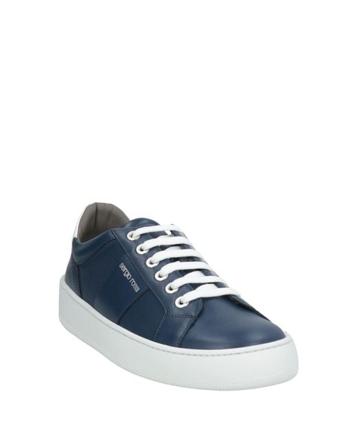 Sergio Rossi Blue Trainers for men