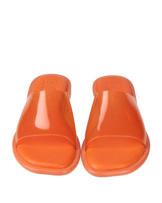 Loewe Orange Sandals Plastic