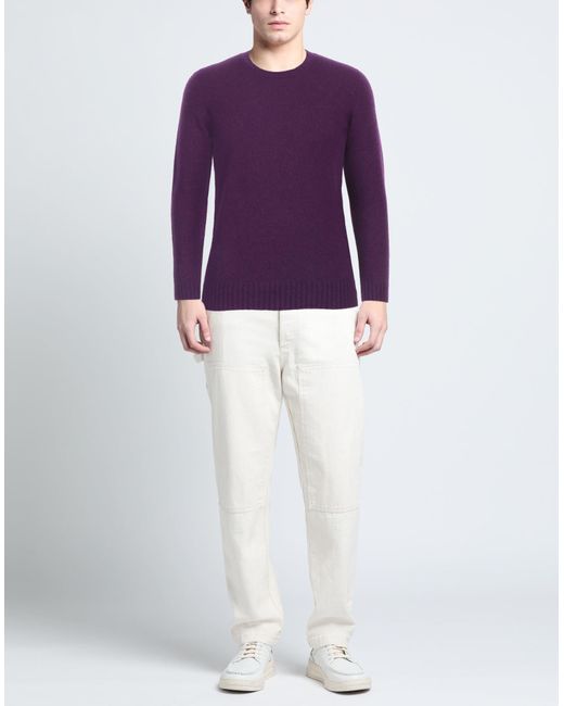 Pullover di Drumohr in Purple da Uomo