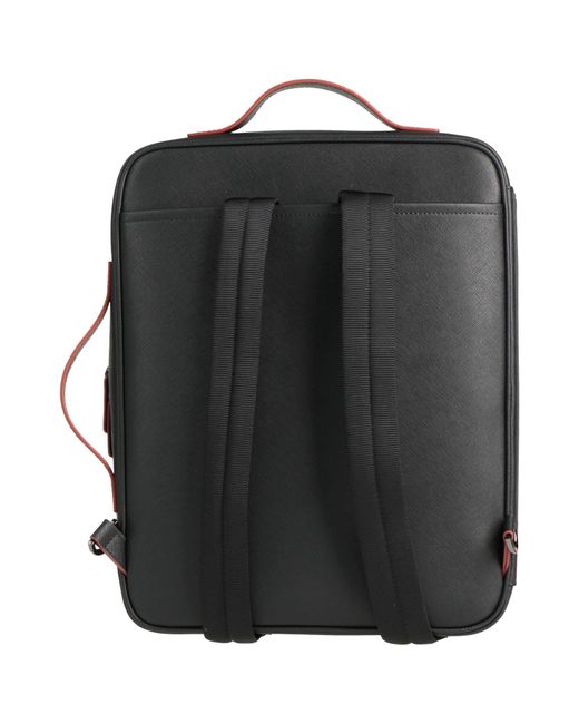 Emporio Armani Black Rucksack for men