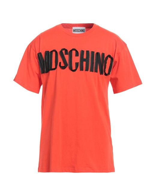 Camiseta Moschino de hombre de color Rojo Lyst
