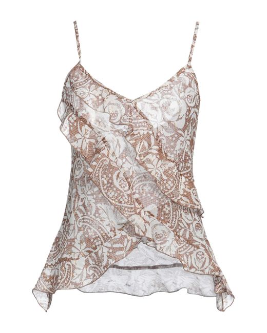 Top di Liu Jo in Brown