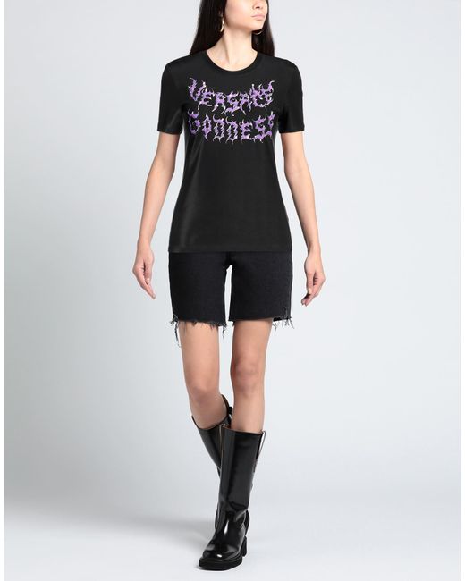 Versace Black Goddess Oversized T-Shirt