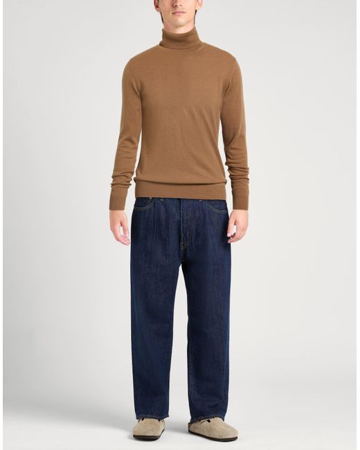 Alpha Studio Rollkragenpullover in Brown für Herren