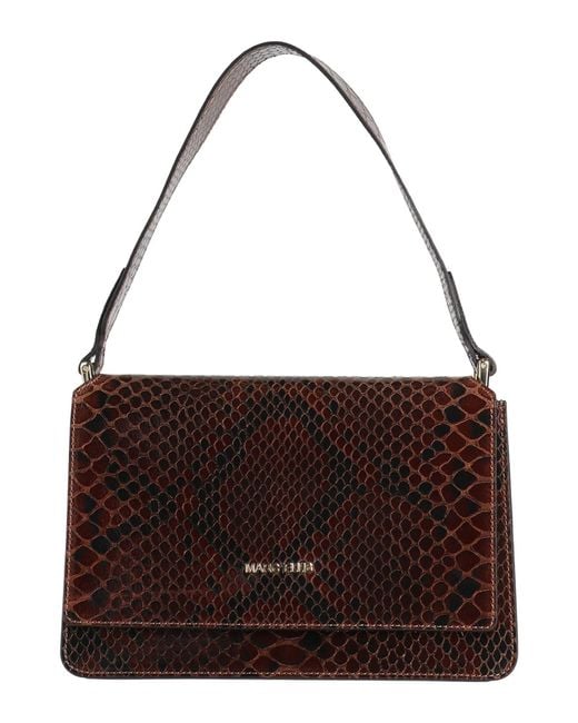 Marc Ellis Brown Handbag Leather