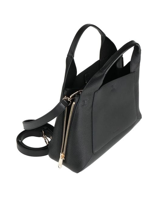 Furla Black Handbag Leather