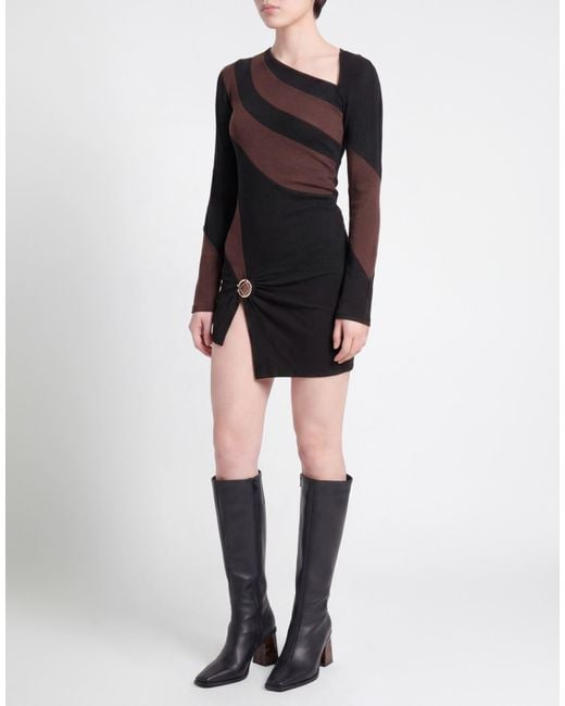 ME FUI Black Mini Dresses