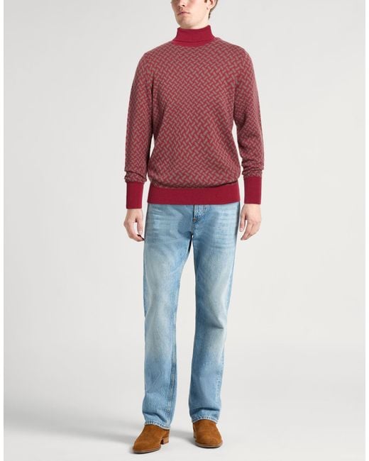Drumohr Red Turtlenecks for men