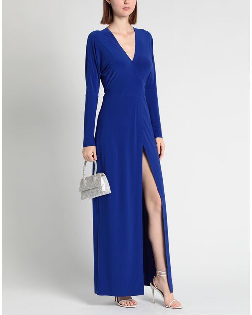 Norma Kamali Maxi Dress in Blue | Lyst Australia