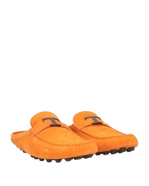 Tod's Orange Mules & Clogs for men