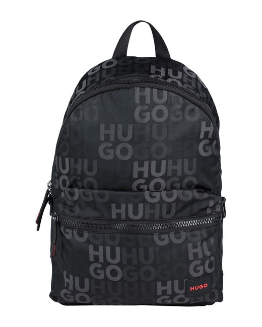 HUGO Black Backpack for men