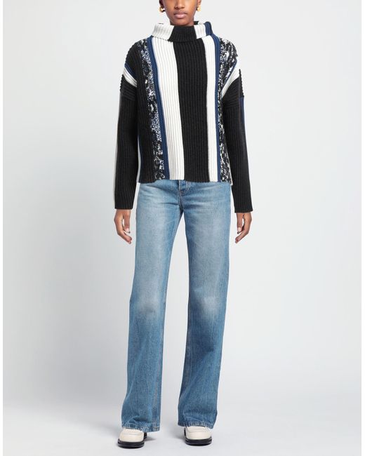 Lala Berlin Blue Turtleneck
