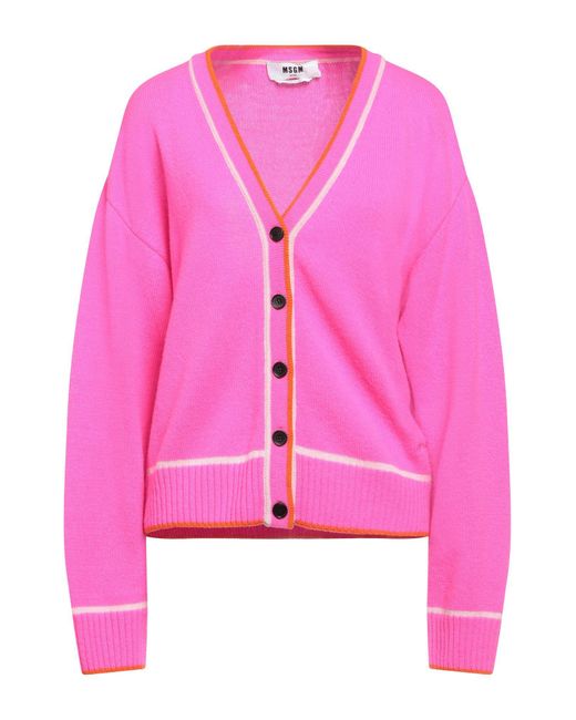 MSGM Pink Cardigan