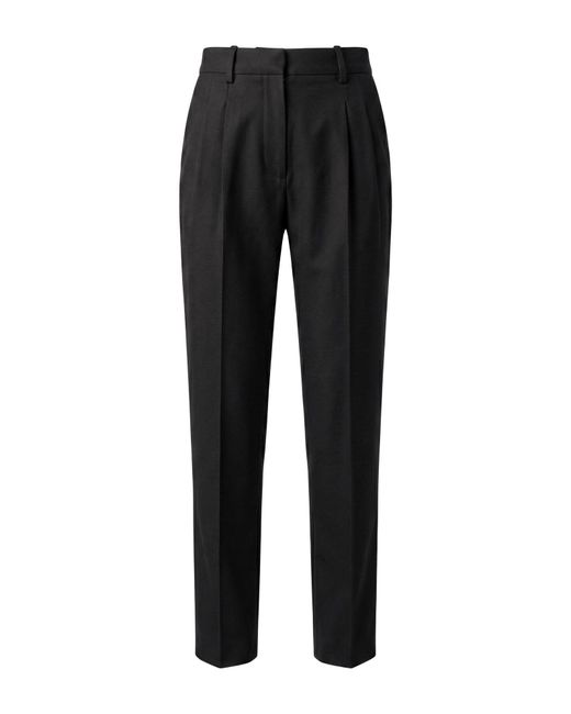 By Malene Birger Black Pants Recycled Polyester, Viscose, Elastane
