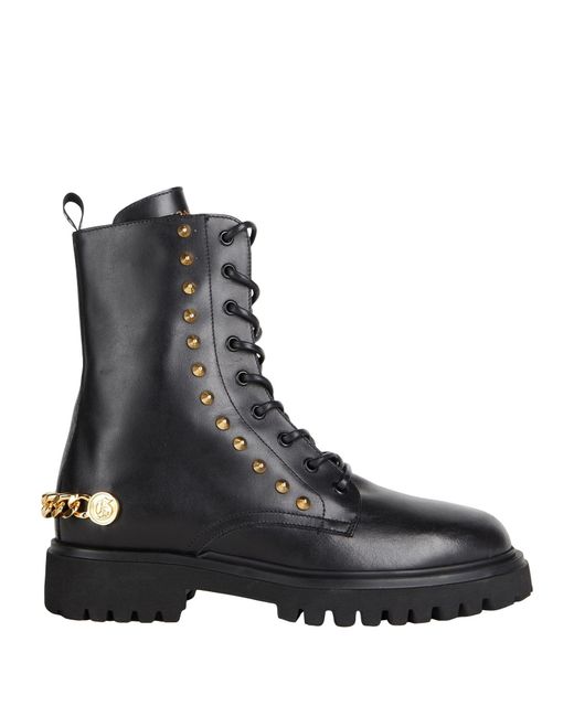 John Galliano Black Ankle Boots Calfskin