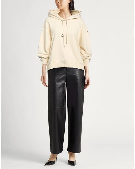 Sportmax Natural Sweatshirt Cotton, Elastomultiester