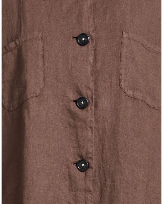 Alberta Ferretti Brown Jacket Linen