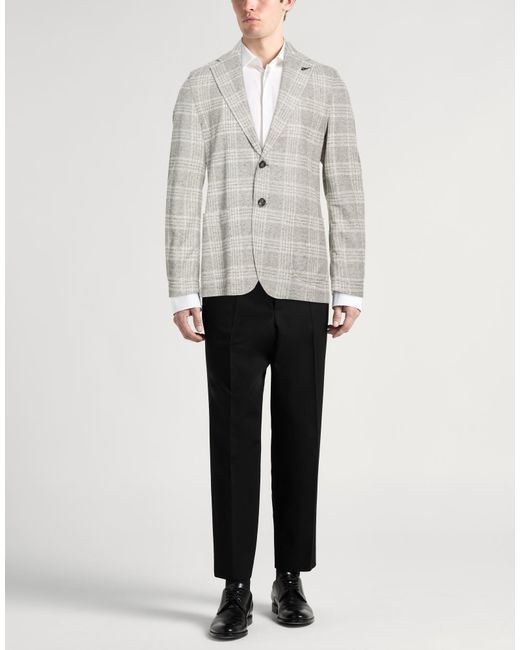 Paoloni Gray Blazers for men