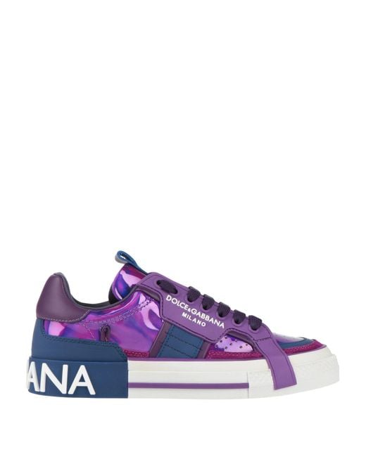 Dolce & Gabbana Purple Sneakers