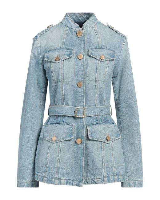 Bally Blue Denim Outerwear Cotton, Metal