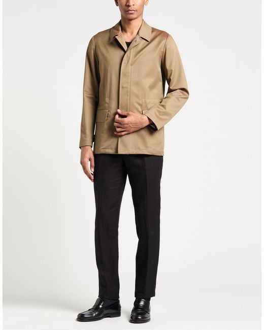 Boglioli Brown Jacket Wool, Cotton for men