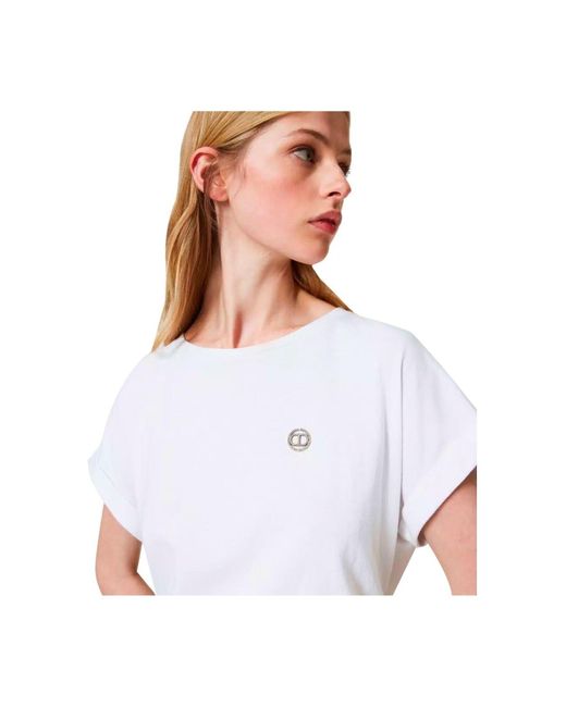 T-shirt Twin Set en coloris White