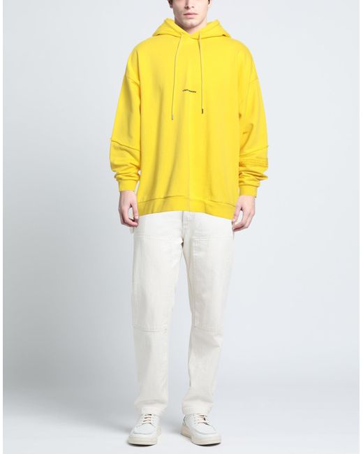 A BETTER MISTAKE Yellow Sweatshirt for men