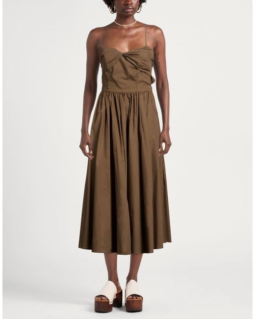 Department 5 Brown Midi Dress