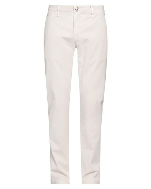 Jacob Cohen White Trouser for men