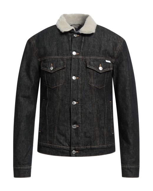 Grifoni Jeansjacke/-mantel in Black für Herren