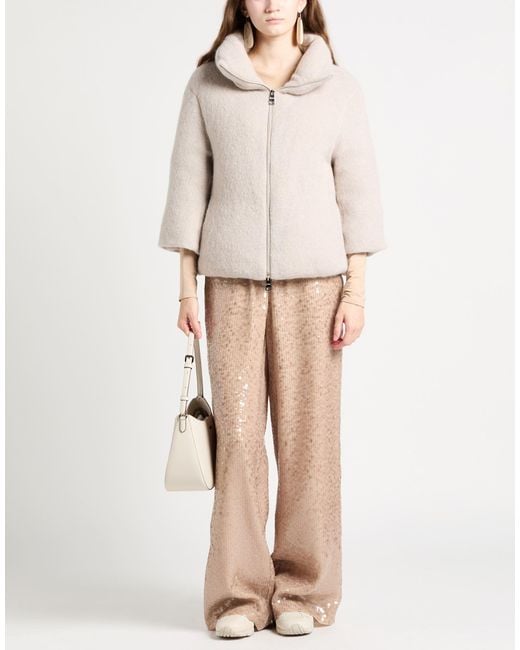 Herno Gray Puffer Acrylic, Polyamide, Mohair Wool, Wool
