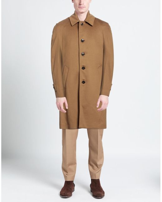 Luigi Bianchi Brown Coat for men