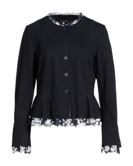 High Blue Tech Jacket Rayon, Nylon, Elastane, Polyester