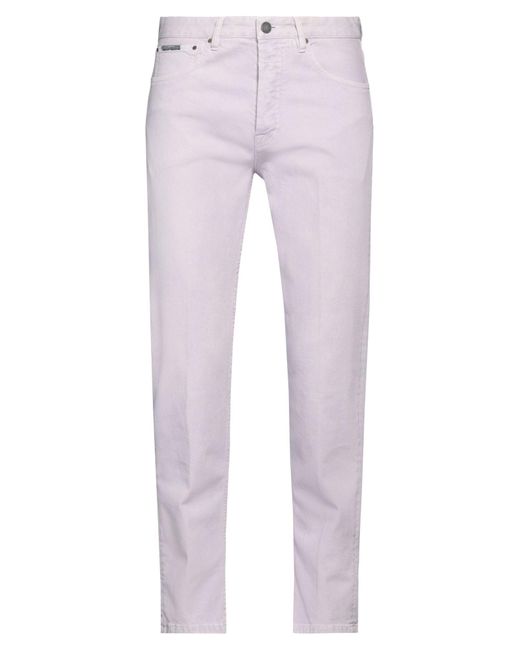 Lardini Purple Jeans Cotton, Elastane for men