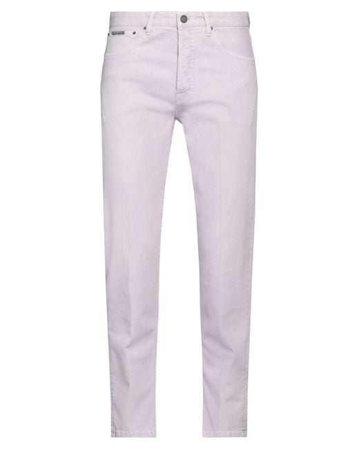 Lardini Purple Jeans Cotton, Elastane for men