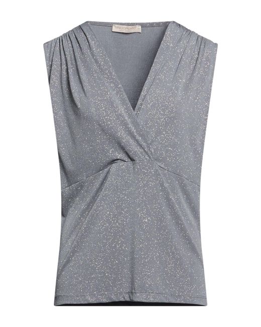 Rinascimento Gray Top Polyester, Elastane