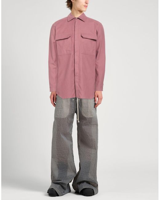 Rick Owens Pink Shirt for men