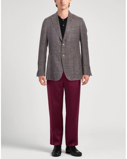 Isaia Purple Blazer for men