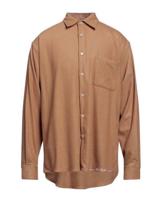 Marni Brown Shirt for men