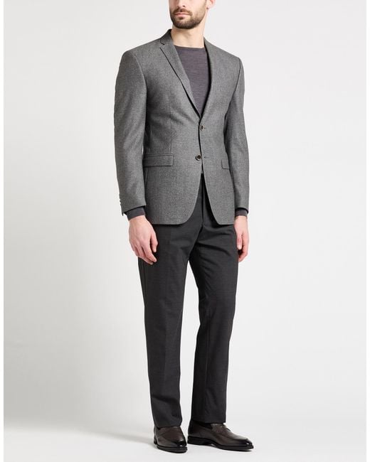 Roy Robson Gray Blazer Virgin Wool, Polyamide for men