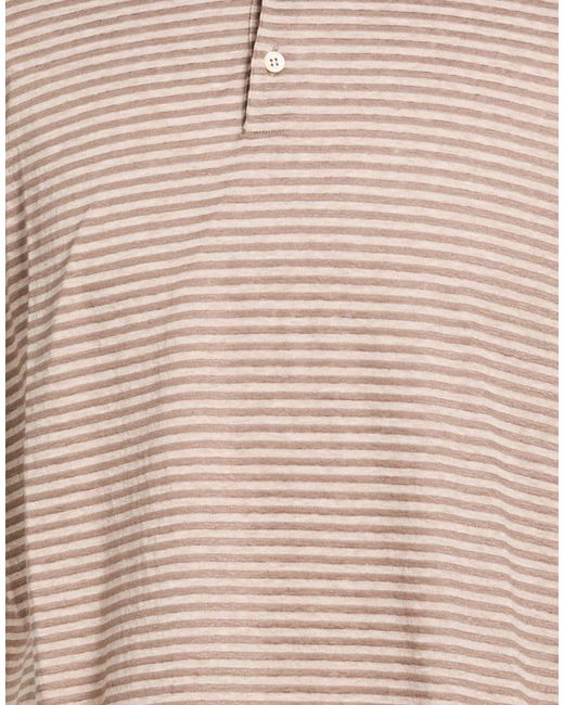 Zanone Natural By Slowear Light Polo Shirt Linen, Cotton for men