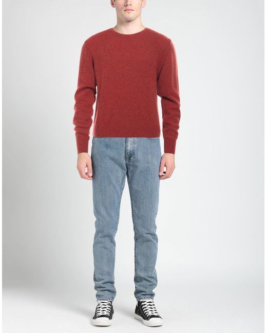 Brooksfield Red Sweater for men