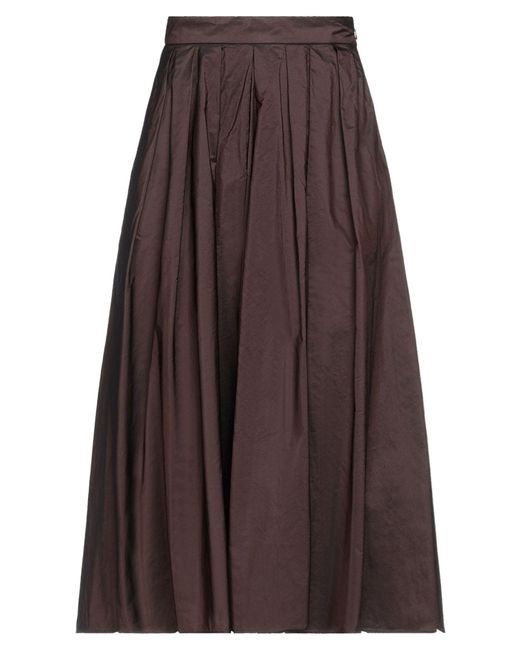 Maliparmi Brown Midi Skirts