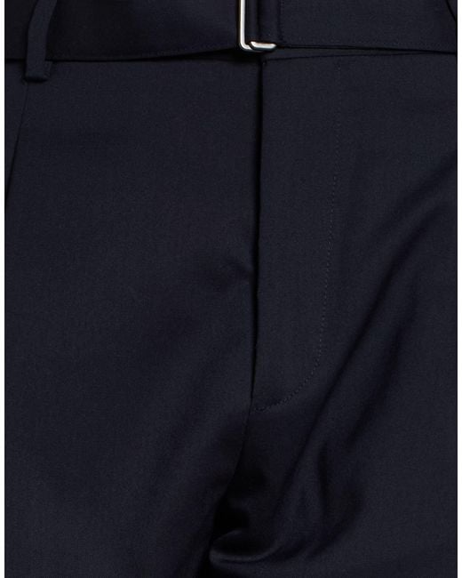 BE ABLE Blue Midnight Pants Wool, Polyester, Elastane for men