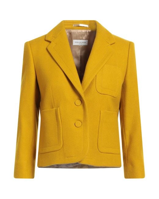 Americana Dries Van Noten de color Yellow
